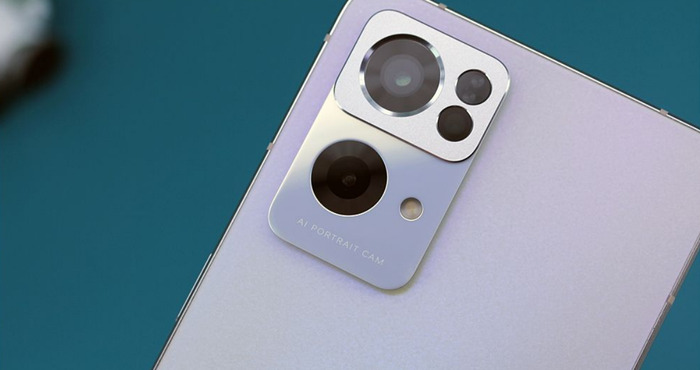 Cụm camera sau của Reno7 Pro