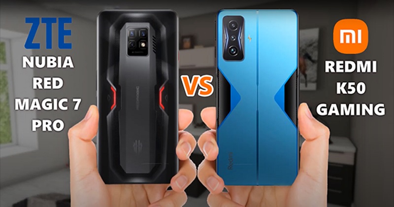 So sánh Red Magic 7 Pro và Redmi K50 Gaming Edition