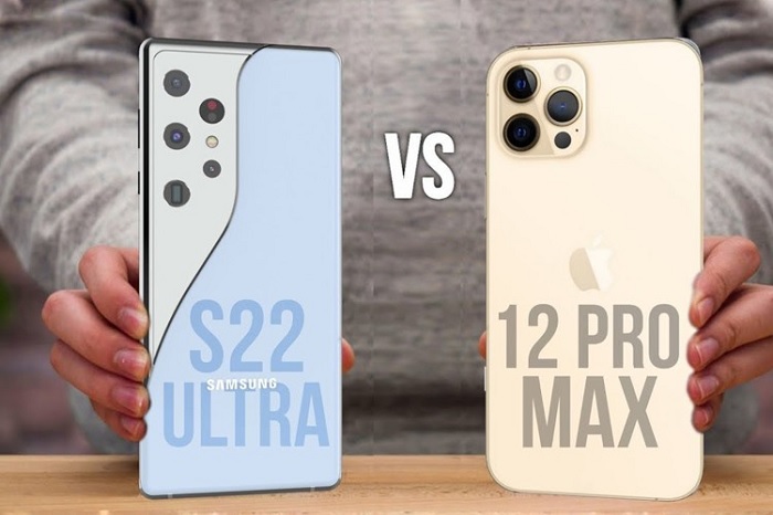 So sánh Samsung Galaxy S22 Ultra và iPhone 12 Pro Max