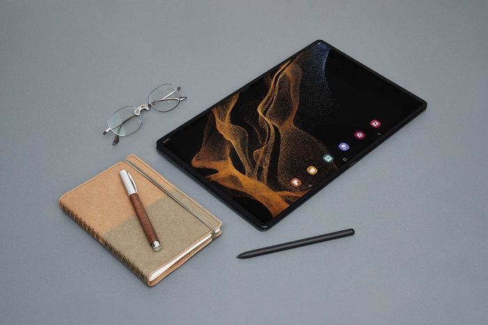 Bộ 3 Galaxy Tab S8 hỗ trợ bút S Pen