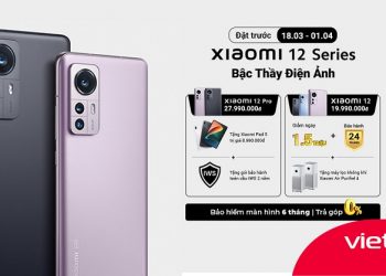 Đặt trước Xiaomi 12 Series nhận ngay bộ quà khủng lên đến 9 triệu đồng