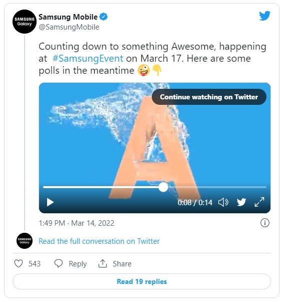 Samsung Galaxy Unpacked 2022 - Ảnh: Samsung Mobile