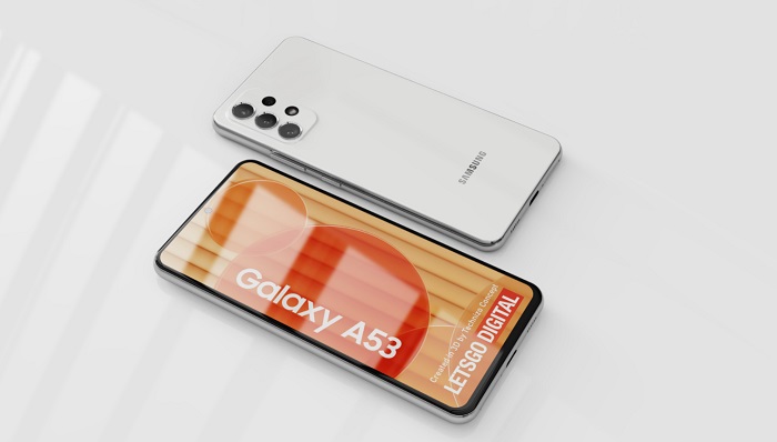 A "Galaxy A53'' render. (Source: Technizo concepts)