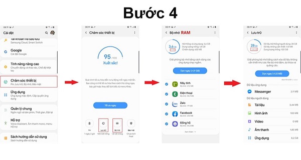 Kiểm tra cấu hình samsung