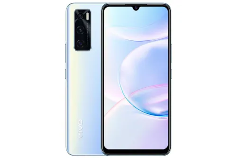 Smartphone vivo có thiết kế nguyên khối với mặt lưng bóng bẩy nhờ vào hiệu ứng chuyển màu độc đáo