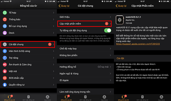 Tắt chế độ tiết kiệm pin trên Apple Watch