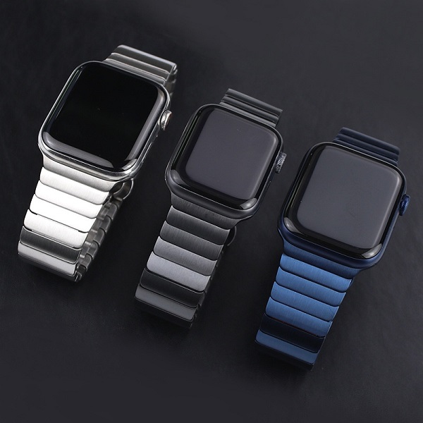 Dây Thép UNIQ Strova Steel Link Band CHO Apple Watch