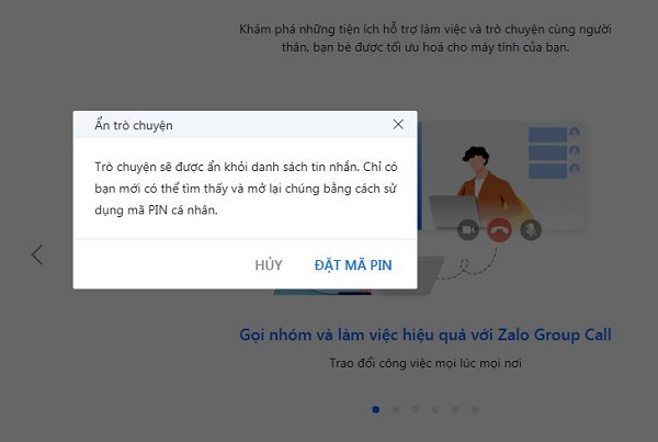 Cách bỏ ẩn tin nhắn zalo