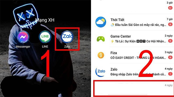 Cách bỏ ẩn tin nhắn zalo