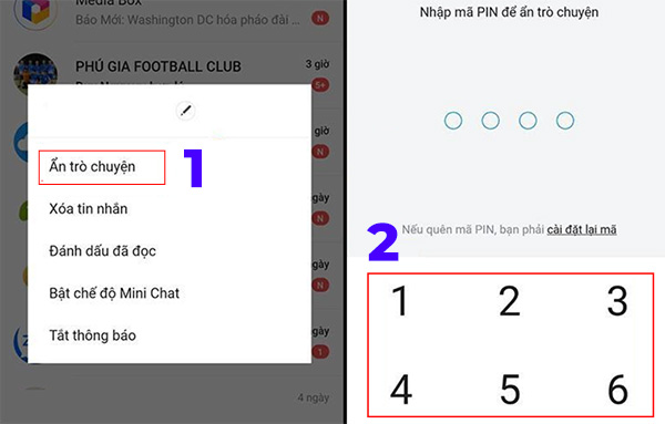 Cách bỏ ẩn tin nhắn zalo