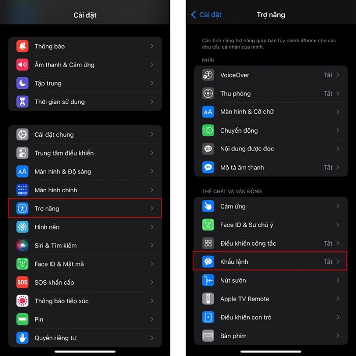 cách điều khiển iPhone bằng giọng nói