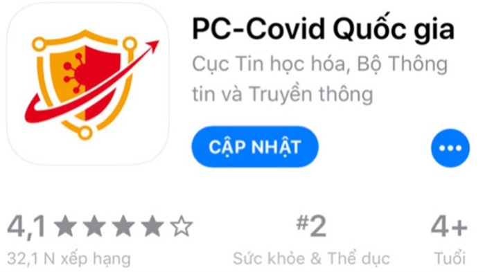 Sử dụng ứng dụng PC Covid để khai báo