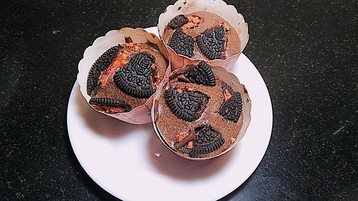 Tìm hiểu cách làm bánh cupcake oereo bằng nồi chiên không dầu