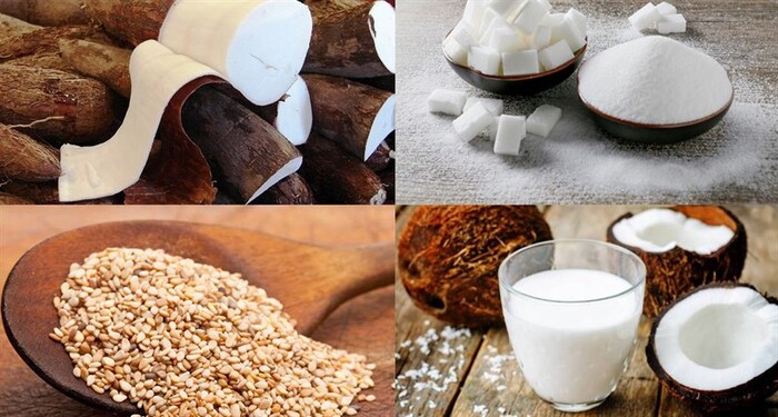 Nguyên liệu chuẩn bị cho món ăn