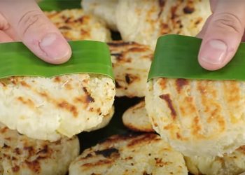 cách làm bánh khoai mì nướng bằng nồi chiên không dầu