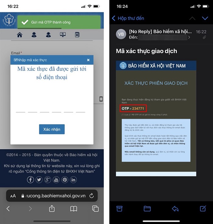 cách lấy lại mật khẩu ứng dụng VssID