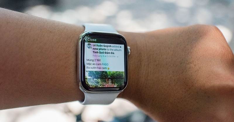 lướt FB trên Apple Watch
