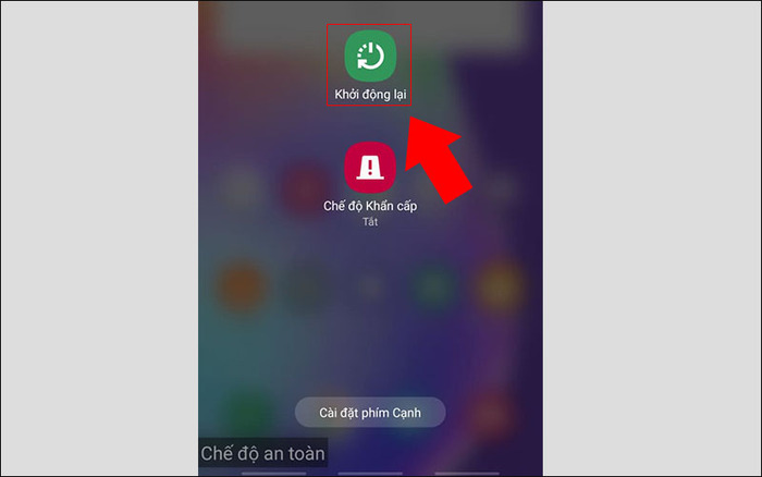Khởi động lại thiết bị nhiều lần 