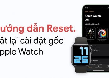 cài đặt lại Apple Watch