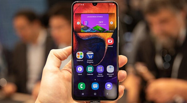hiển thị ứng dụng trên màn hình Samsung