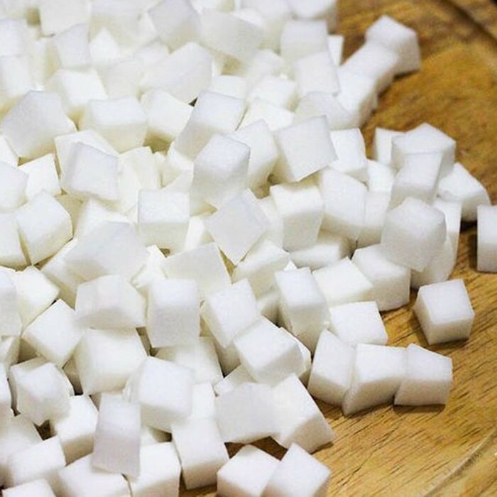 Dừa cắt hạt lựu