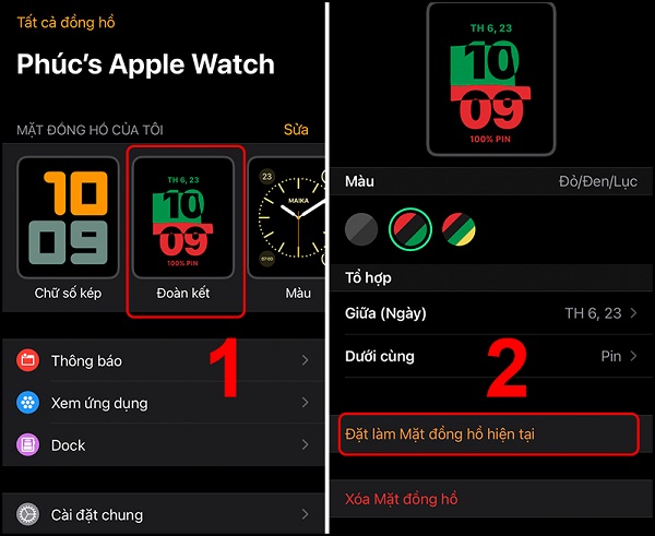 Mặt đồng hồ Apple Watch