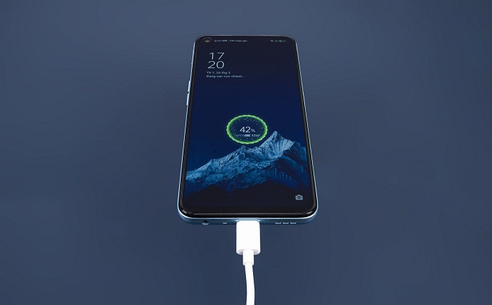 Hỗ trợ sạc nhanh SuperVOOC với công suất 33W