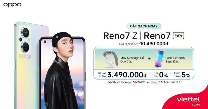 Đặt gạch OPPO Reno7 Series