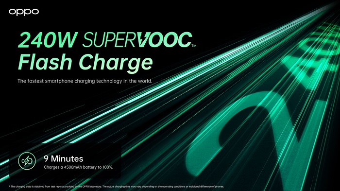 Siêu sạc nhanh SUPERVOOC 240W bứt phá ranh giới dành cho tốc độ sạc nhanh nhất