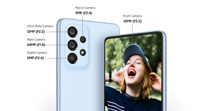 Cận cảnh Camera trên Samsung Galaxy A53 5G