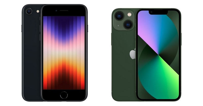 So sánh iPhone SE 2022 và iPhone 13 mini