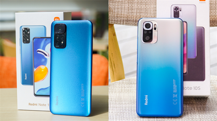 So sánh Redmi Note 11S và Redmi Note 10S