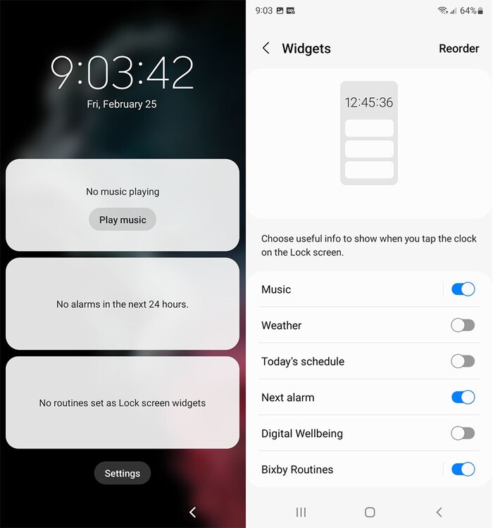 Xem và xóa/thêm các widget ẩn trên màn hình khóa dễ dàng
