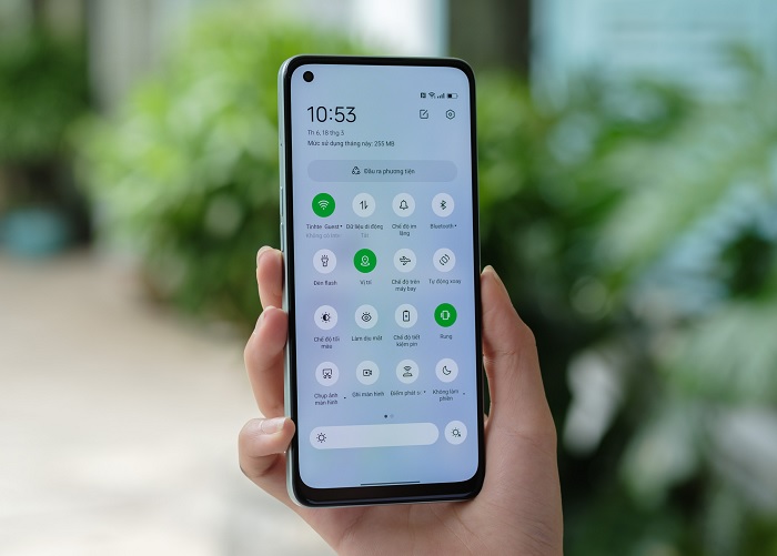 Giao diện Reno7 Z gọn gàng hơn