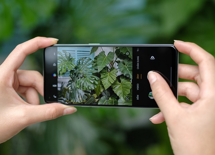 Giao diện camera trên Reno7 Z 5G