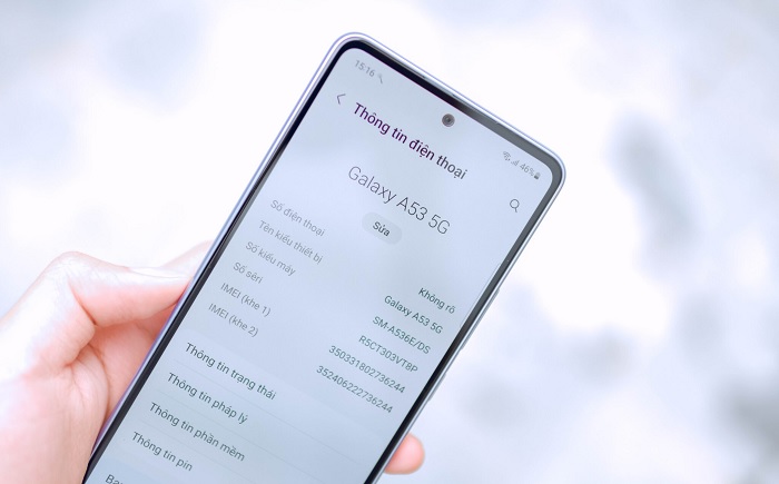 Thông số Galaxy A53 5G