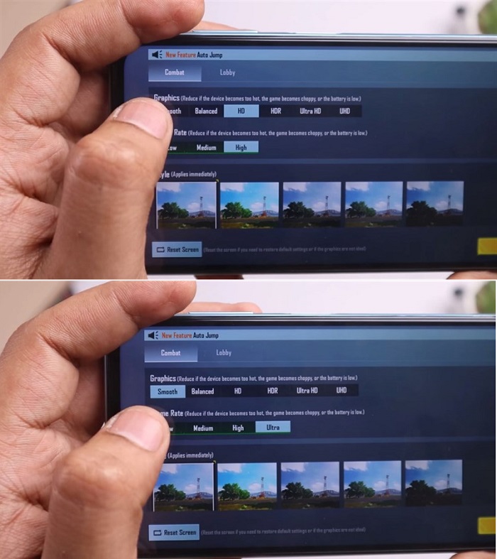 Cài đặt đồ họa khi chơi PUBG Mobile