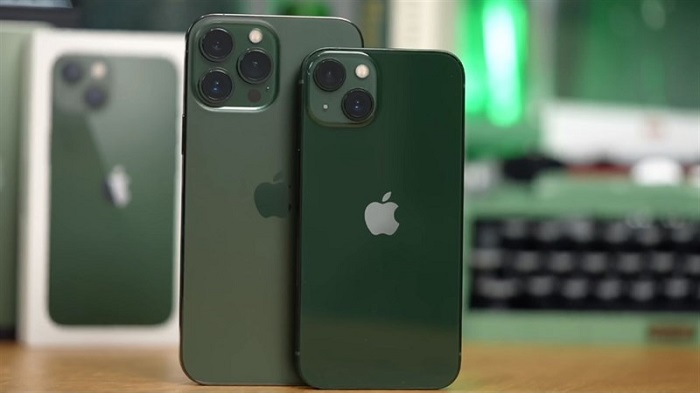 Trên tay iPhone 13 Series xanh lá