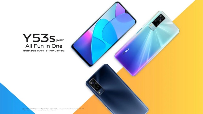 vivo Y53s được trang bị màn hình siêu khủng 6.58 inch với tần số quét 60Hz