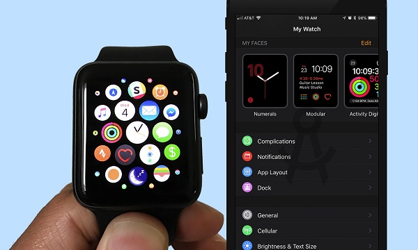 Apple Watch kết nối với iPhone thông qua iCloud