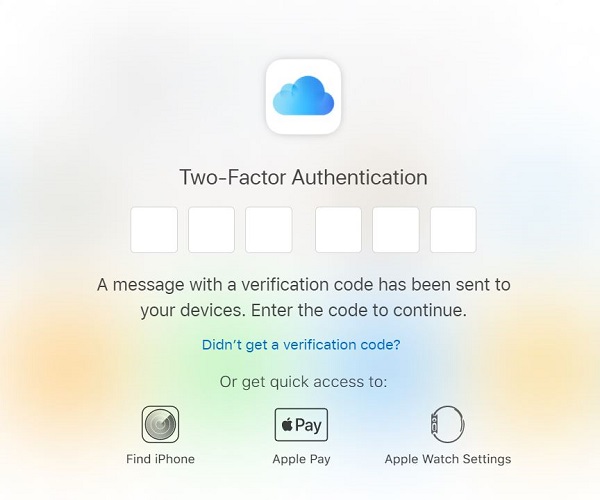 Đăng nhập tài khoản ID Apple để đăng xuất iCloud trên Apple Watch từ xa