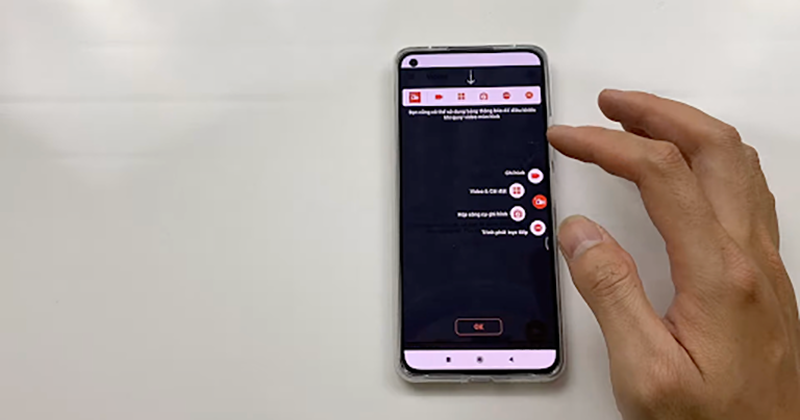 mở ứng dụng lên