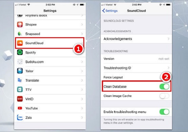 Cách xoá bộ nhớ đệm trên iphone