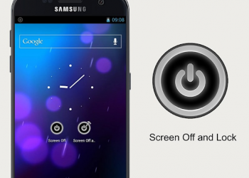 Cài đặt ứng dụng Screen Off and Lock, người dùng chỉ cần nhấn 1 lần phím tắt để khóa màn hình Samsung