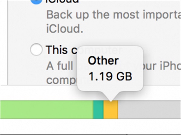 Phần khác trong dung lượng Samsung là gì?