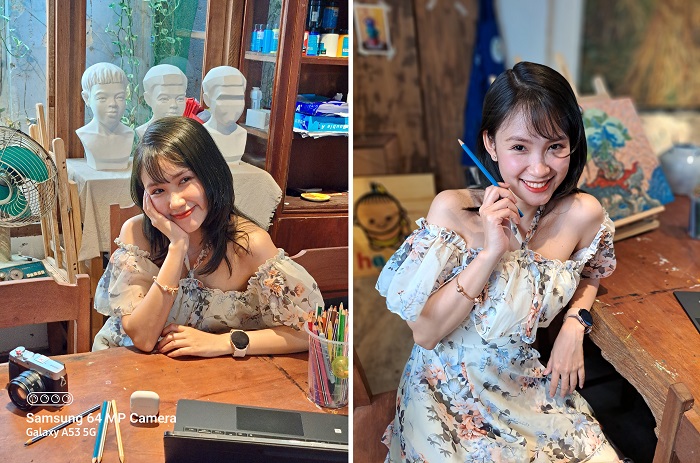 Chụp chân dung xóa phông trên Galaxy A53 đơn giản và khiến chủ thể lung linh hơn