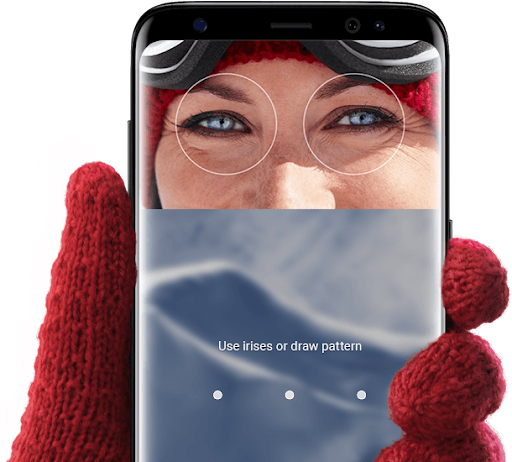 Trước khi công nghệ Nhận dạng khuôn mắt được áp dụng, Samsung đã phát triển nhận dạng bằng mống mắt để bảo mật điện thoại.