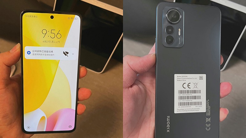 Lộ ảnh thực tế Xiaomi 12 Lite với thiết kế cực trendy trước ngày ra mắt