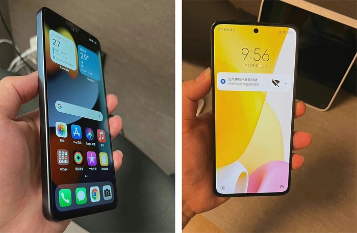 Mặt trước của Xiaomi 12 Lite