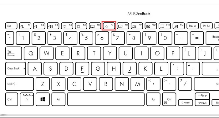 cách bật đèn bàn phím laptop